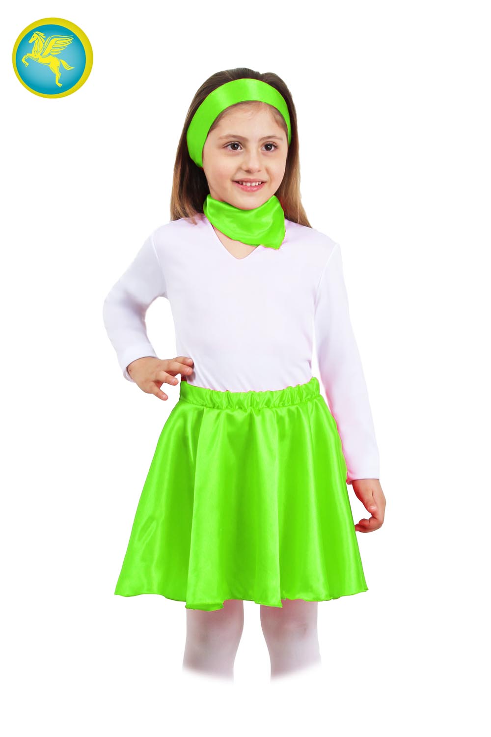 SET ANNI 50 VERDE BAMBINA di RASO